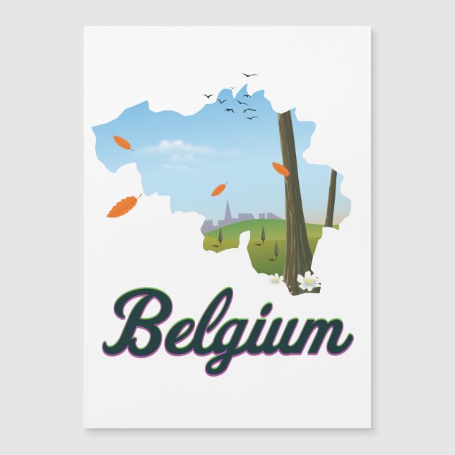 Belgium Travel poster. (Front)