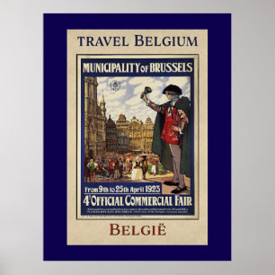 Belgium Travel Poster (1923)
