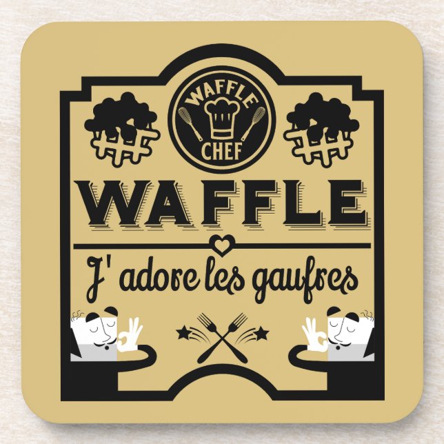 Belgium Waffles Coaster (Front)