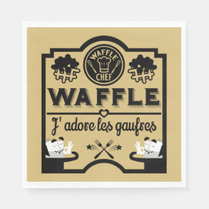 Belgium Waffles Napkin