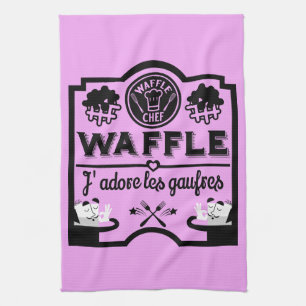 Belgium Waffles Tea Towel