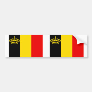 Belgium Yacht Ensign, Belgium Bumper Sticker