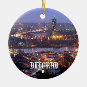 Belgrad Serbia Circle Ornament