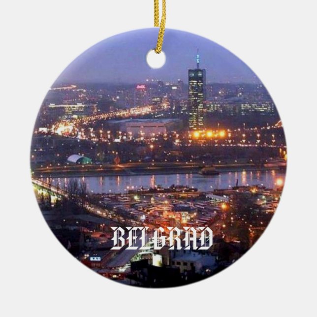 Belgrad Serbia Circle Ornament (Front)