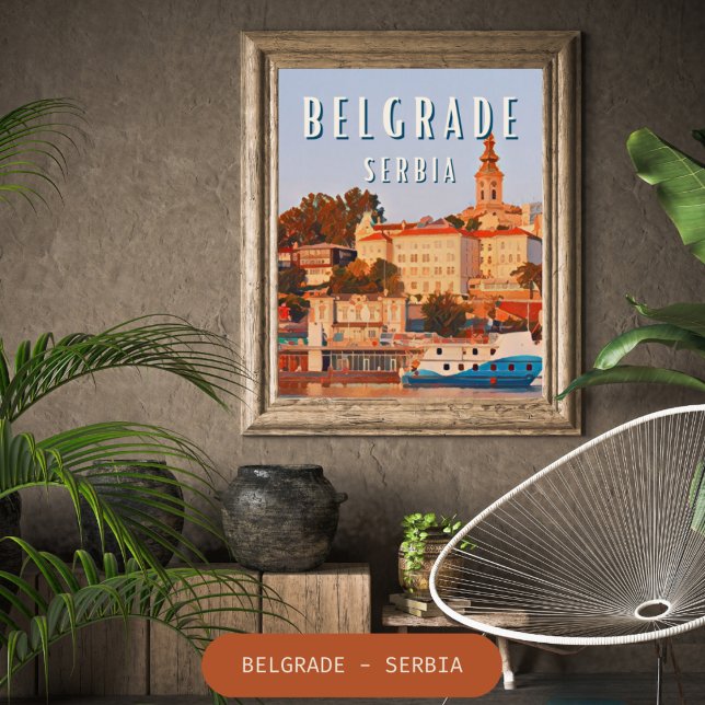 Belgrade, carrefour culturel des Balkans Poster (Belgrade : Histoire fière, énergie urbaine.)