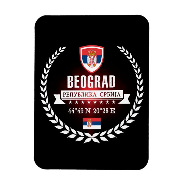 Belgrade Magnet (Vertical)