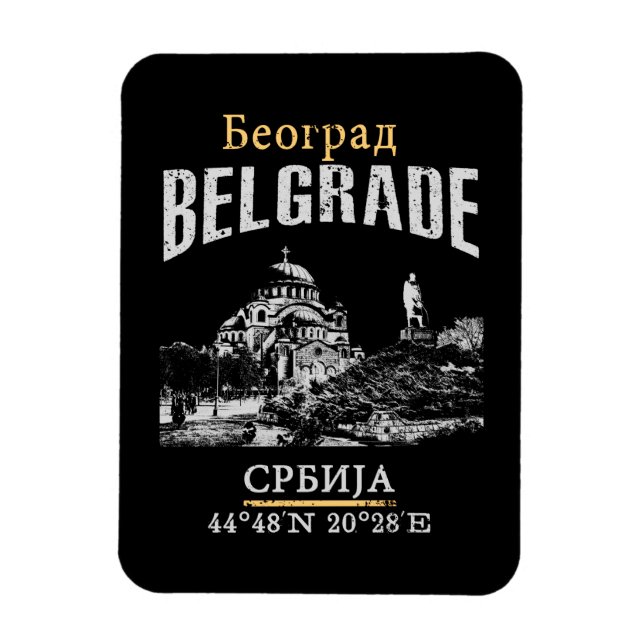 Belgrade Magnet (Vertical)
