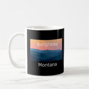 Belgrade Montana Mountain sunset hometown Coffee Mug
