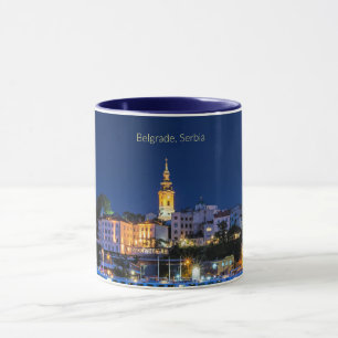 Belgrade, Serbia cityscape Mug