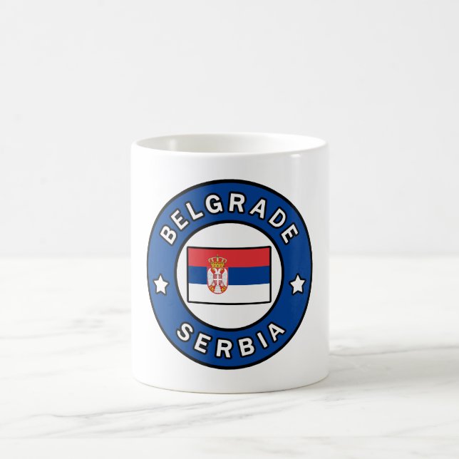 Belgrade Serbia Coffee Mug (Center)