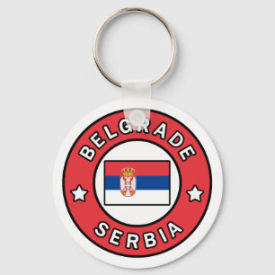 Belgrade Serbia Key Ring