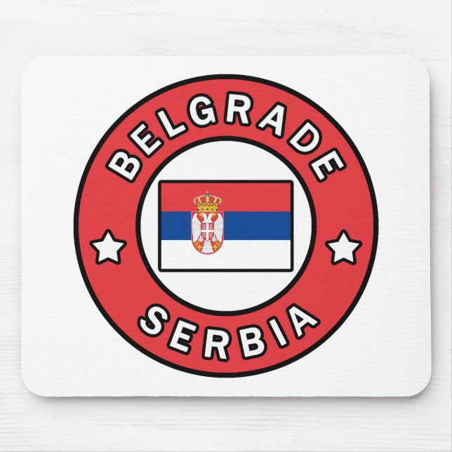 Belgrade Serbia Mouse Pad (Front)