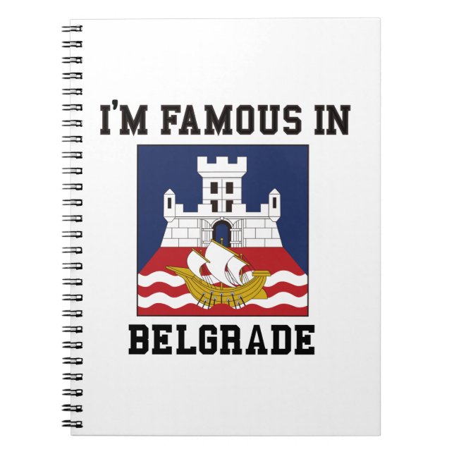 Belgrade, Serbia Notebook (Front)