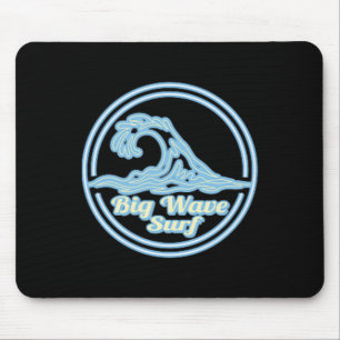 Belharra Big Wave Surf Club, Surfing Graphic Mouse Pad