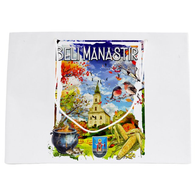 Beli Manastir Large Gift Bag (Front)