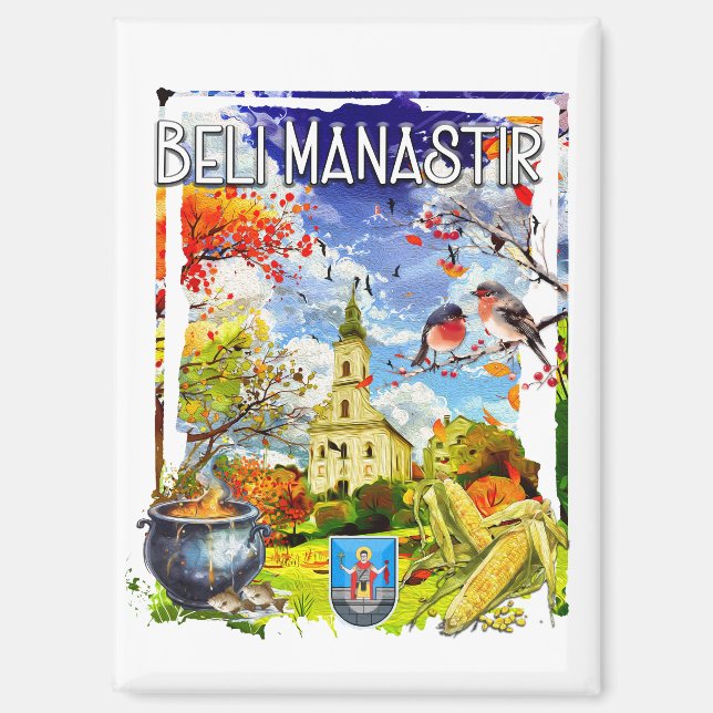 Beli Manastir Magnet (Front)