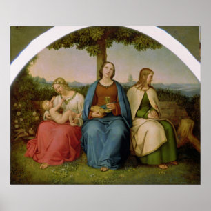 Belief, Hope and Love, 1819 Poster