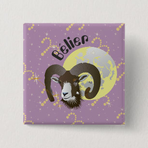Bélier 21 mars au 20 avril Boutons - Badges
