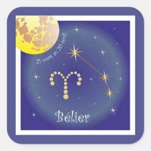 Bélier 21 mars au 20 avril sticker