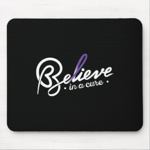 Believe1- Epilepsy Awareness Supporter Ribbon Mouse Pad