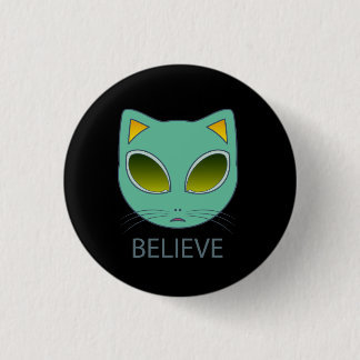 Believe 3 Cm Round Badge