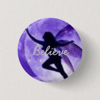 Believe 3 Cm Round Badge