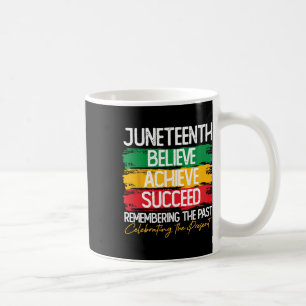 Believe Achieve Succeed Black History African Amer Coffee Mug