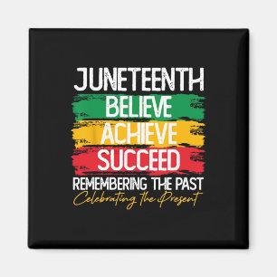 Believe Achieve Succeed Black History African Amer Magnet