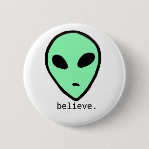 Believe Alien Button