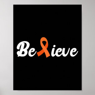 Believe Aml Leukaemia Awareness Poster