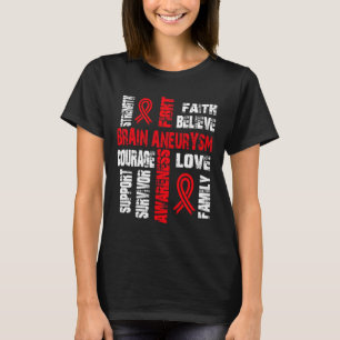 Believe And Fight Brain Aneurysm  T-Shirt