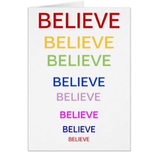 BELIEVE, BELIEVE, BELIEVE, BELIEVE, BELIEVE, BE...