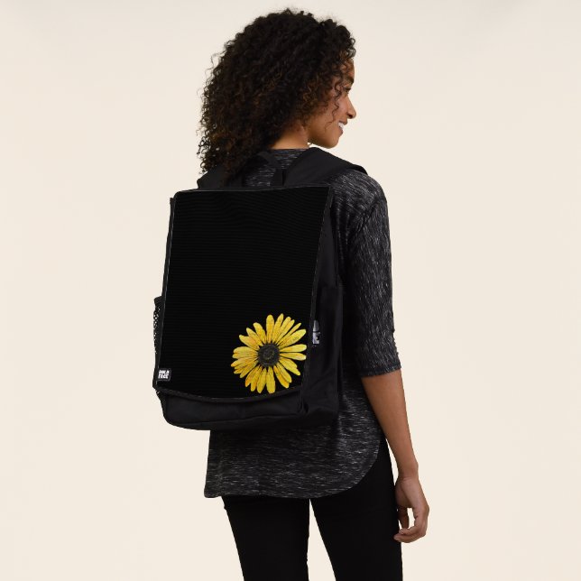 Believe Big Sunflower Backpack (Worn)