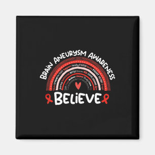 Believe Brain Aneurysm Awareness Month  Brain Aneu Magnet