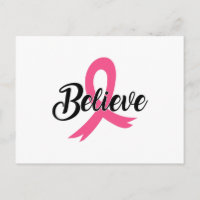 Believe Breast Cancer Awareness Shirt Print