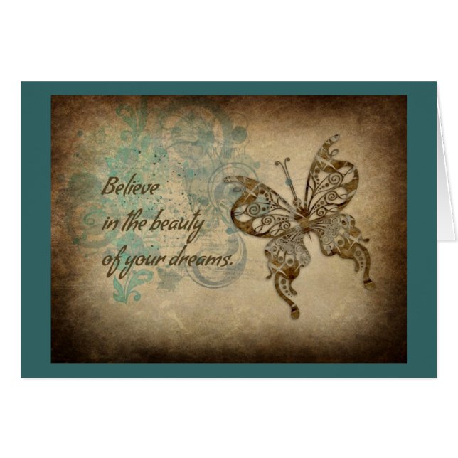 Believe Butterfly (Front Horizontal)