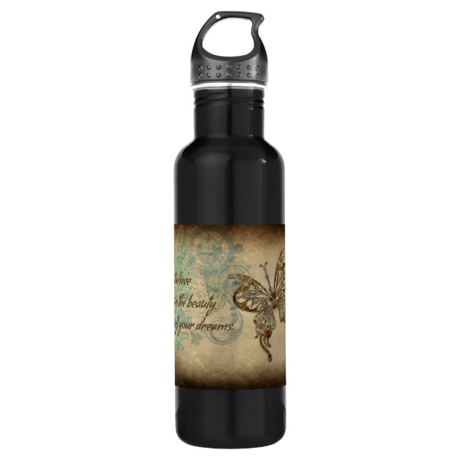 Believe Butterfly 710 Ml Water Bottle (Front)