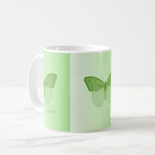 Believe Butterfly Lime Coffee Mug