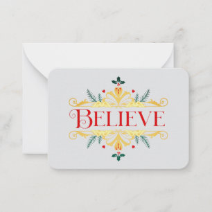 Believe Card