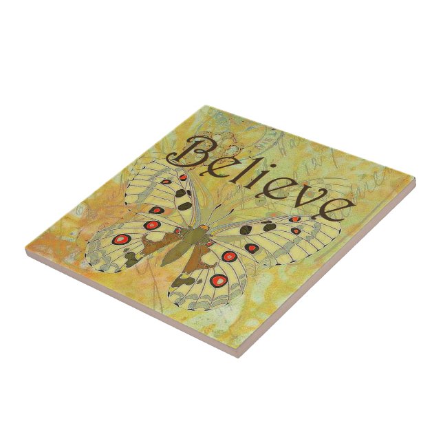 Believe Ceramic Tile (Side)