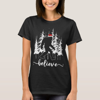 Believe Christian Faith Jesus Religious Christmas T-Shirt