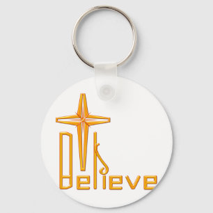 Believe Christian Key Ring