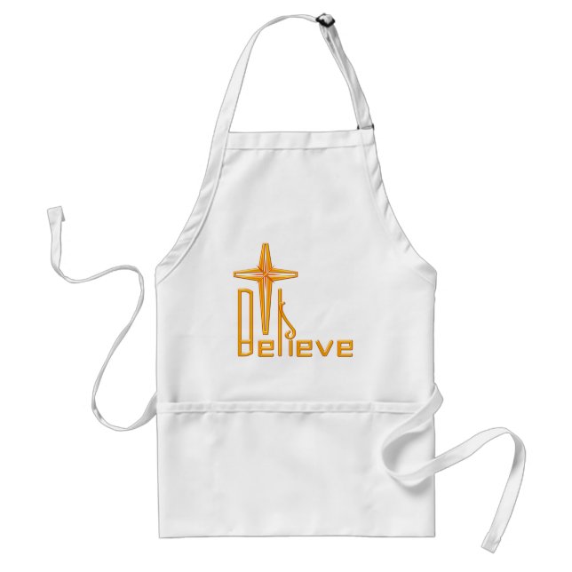 Believe Christian Standard Apron (Front)