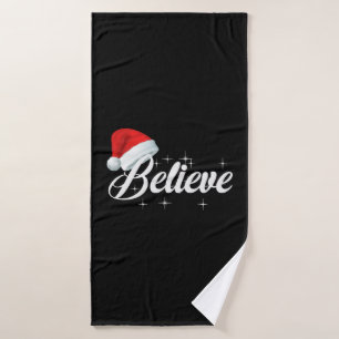Believe Christmas Bath Towel