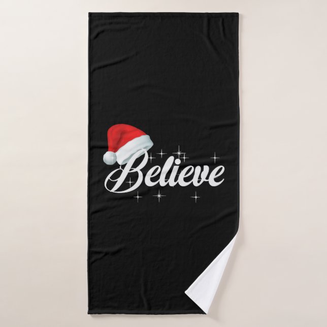 Believe Christmas Bath Towel (Bath Towel)