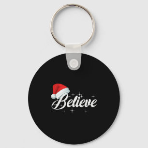 Believe Christmas Key Ring
