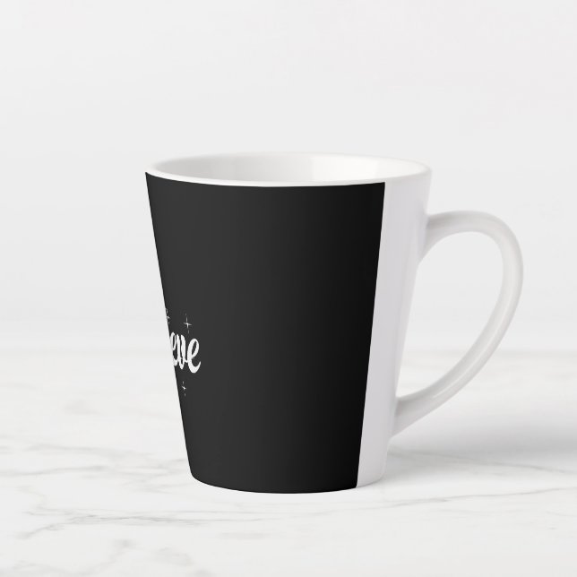 Believe Christmas Latte Mug (Right)