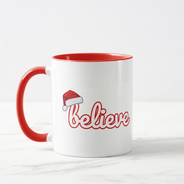 Believe Christmas Mug (Left)