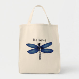 Believe Dragonfly - Yoga, Gym, Grocery Bag