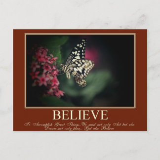 Believe, Dream Postcard